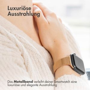 iMoshion Mailändische Faltarmband für das Apple Watch Series 1-9 / SE / Ultra (2) - 42/44/45/49 mm - Rose Gold