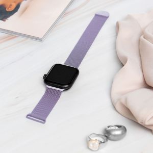 iMoshion Mailändische Magnetarmband für die Apple Watch Series 1-9 / SE / Ultra (2) - 42/44/45/49 mm - Größe M - Violett