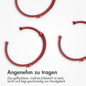 iMoshion Mailändische Magnetarmband für die Apple Watch Series 1-9 / SE - 38/40/41 mm - Größe M - Rot