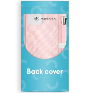 iMoshion Silikonhülle design mit Band für das iPhone 14 - Retro Pink