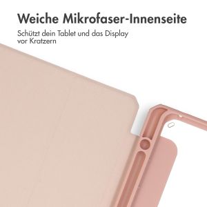 iMoshion Trifold Hardcase Klapphülle für das Samsung Galaxy Tab S9 Plus 12.4 Zoll - Rosa