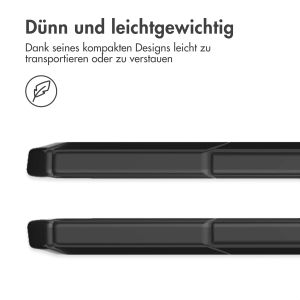 iMoshion Trifold Hardcase Klapphülle für das iPad 9 (2021) 10.2 Zoll / iPad 8 (2020) 10.2 Zoll / iPad 7 (2019) 10.2 Zoll - Schwarz
