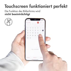 Accezz Screen Protector aus gehärtetem Glas für das iPhone 15 Plus / 15 Pro Max