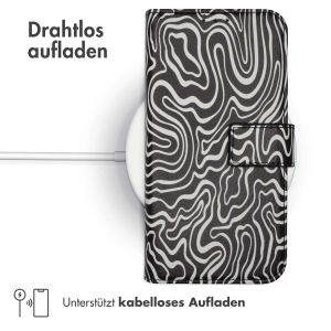 iMoshion ﻿Design Klapphülle für das Samsung Galaxy A53 - Black And White