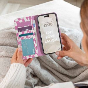 iMoshion Design Klapphülle für das Samsung Galaxy A20e - Retro Pink