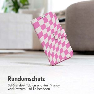 iMoshion ﻿Design Klapphülle für das iPhone SE (2022 / 2020) / 8 / 7 / 6(s) - Retro Pink