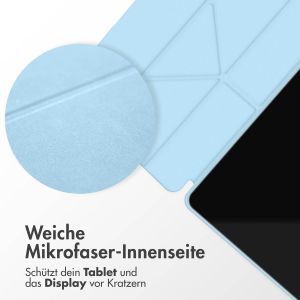 iMoshion Origami Klapphülle für das iPad 9 (2021) 10.2 Zoll / iPad 8 (2020) 10.2 Zoll / iPad 7 (2019) 10.2 Zoll - Hellblau