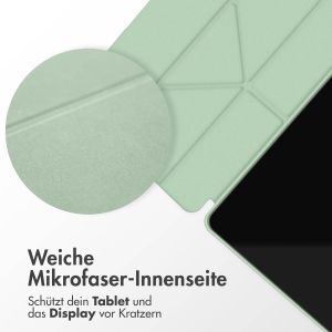 iMoshion Origami Klapphülle für das Samsung Galaxy Tab A9 Plus - Vert clair