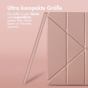 iMoshion Origami Klapphülle für das Samsung Galaxy Tab S6 Lite / Tab S6 Lite (2022) - Rose Gold