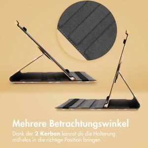 iMoshion 360° drehbare Design Klapphülle für das Lenovo Tab M10 5G - Yellow Flowers