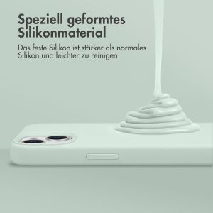 Accezz Liquid Silikoncase für das iPhone Xr - Hellblau