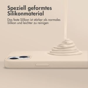 Accezz Liquid Silikoncase für das iPhone Xr - Stone