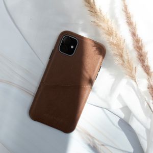 Selencia Vayu Veganes Leder-Backcover Braun Samsung Galaxy S21
