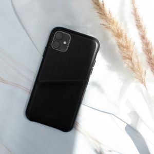 Selencia Vayu Veganes Leder-Backcover Schwarz Samsung Galaxy S21