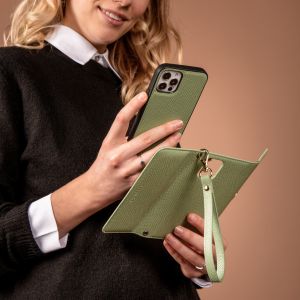 Selencia Clutch Klapphülle mit herausnehmbarem Backcover Galaxy S21 Plus - Grün