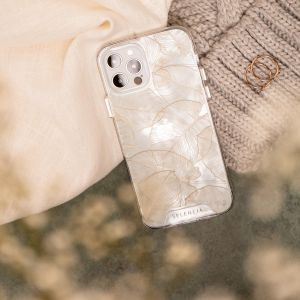 Selencia Fashion-Backcover mit zuverlässigem Schutz für das iPhone 14 Plus - Gold Botanic