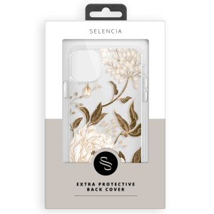 Selencia Fashion-Backcover mit zuverlässigem Schutz für das Samsung Galaxy A33 - Golden Flowers