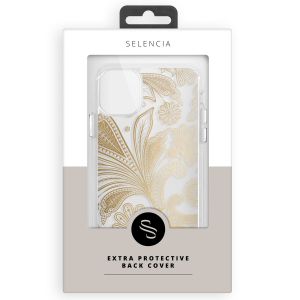 Selencia Zarya Fashion-Backcover mit zuverlässigem Schutz für das Samsung Galaxy A13 (4G) - Paisley Gold
