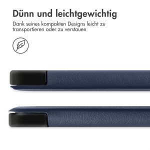 iMoshion Trifold Klapphülle Samsung Galaxy Tab S8 Plus / S7 Plus / S7 FE 5G - Dunkelblau