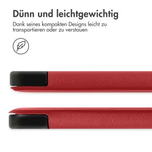iMoshion Trifold Klapphülle für das Lenovo Tab M9 - Rot
