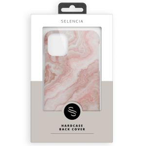 Selencia Maya Fashion Backcover iPhone 12 (Pro) - Marble Rose