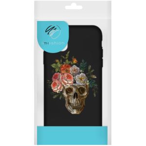 iMoshion Design Hülle für das iPhone 13 Pro - Flower skull