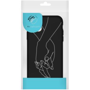 iMoshion Design Hülle für das iPhone 13 - Holding Hands Black
