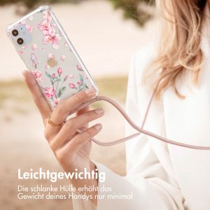 iMoshion Design Hülle mit Band für das iPhone 11 Pro Max - Blossom Watercolor