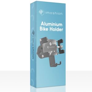 iMoshion Telefonhalter für das Fahrrad – verstellbar – universell – Aluminium – grau