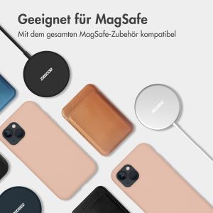 Accezz Liquid Silikoncase mit MagSafe für das iPhone 12 (Pro) - Rosa