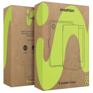 iMoshion Design Slim Hard Case Sleepcover Klapphülle für das Amazon Kindle (2022) 11th gen - Black Graphic
