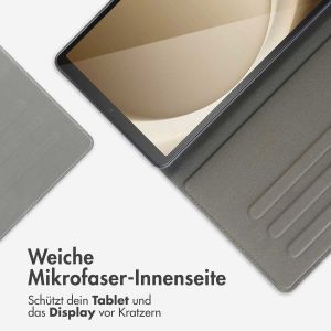 Accezz Classic Tablet Case für das Samsung Galaxy Tab A9 8.7 Zoll  - Braun