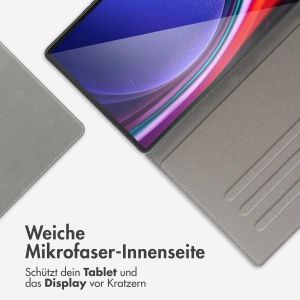 Accezz Classic Tablet Case für das Samsung Galaxy Tab S9 Ultra - Schwarz