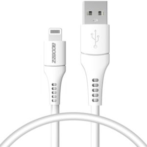 Accezz Lightning- auf USB-Kabel für das iPhone 11 Pro Max - MFI-zertifiziertes - 0,2 m - Weiß