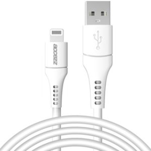 Accezz Lightning- auf USB-Kabel für das iPhone SE (2022)- MFI-zertifiziertes - 2 m - Weiß