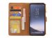 Braune luxuriöse Portemonnaie-Klapphülle für das Galaxy S8 Plus