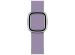 Apple Leather Band Modern Buckle für die Apple Watch Series 1-9 / SE - 38/40/41 mm - Größe S - Lila