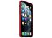 Apple Leder-Case Rot für das iPhone 11 Pro Max