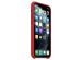 Apple Silikon-Case Rot für das iPhone 11 Pro