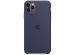 Apple Silikon-Case Midnight Blue für das iPhone 11 Pro Max