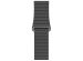Apple ﻿Lederarmband L für Apple Watch Series 1-9 / SE / Ultra (2) - 42/44/45/49 mm - Schwarz