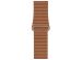 Apple ﻿Lederarmband L für Apple Watch Series 1-9 / SE / Ultra (2) - 42/44/45/49 mm - Saddle Brown