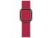 Apple Leather Band Modern Buckle für die Apple Watch Series 1-9 / SE - 38/40/41 mm - Größe S - Raspberry