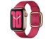 Apple Leather Band Modern Buckle für die Apple Watch Series 1-9 / SE - 38/40/41 mm - Größe S - Raspberry
