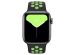 Apple Nike Sport Band Apple Watch Series 1-9 / SE - 38/40/41 mm - Black / Lime Blast