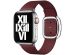 Apple Leather Band Modern Buckle für die Apple Watch Series 1-9 / SE - 38/40/41 mm - Größe S - Garnet