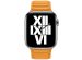 Apple Leather Link für die Apple Watch Series 1-9 / SE / Ultra (2) - 42/44/45/49 mm - Größe M/L - California Poppy