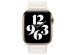 Apple Leather Link für die Apple Watch Series 1-9 / SE - 38/40/41 mm - Größe S/M - Chalk