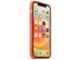 Apple Silikon-Case MagSafe für das iPhone 12 (Pro) - Electric Orange