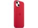 Apple Silikon-Case MagSafe iPhone 13 - Rot